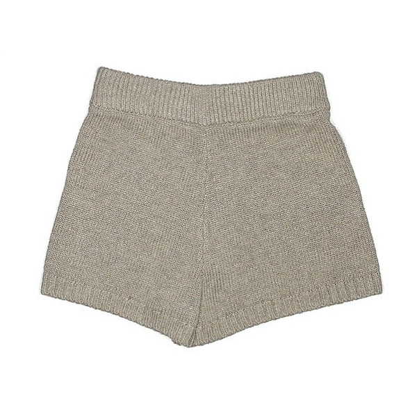 2 Piece Neutral Cream Beige Oatmeal Colored Swearer Tank & Shorts Set- Size M - Picture 5 of 7